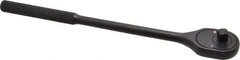 Proto - 3/8" Drive Pear Head Ratchet - Black Oxide Finish, 11" OAL, 24 Gear Teeth - USA Tool & Supply