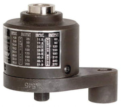 Proto - 1/2" Output Drive, 200 Ft/Lb Max Output, Air Drive Converter for Torque Wrench Multipliers - 5.2:1 Gear Ratio, 5.2 :1 Effective Multiplier Ratio, 3.1" Head Thickness - USA Tool & Supply