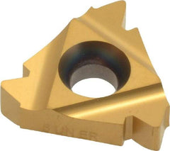 Hertel - 22ER External Right Hand 6 UN Laydown Threading Insert - Grade HG330TR, TiC/TiN Coated Carbide - USA Tool & Supply