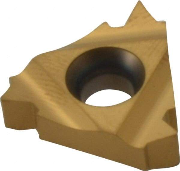 Hertel - 22IR Internal Right Hand 6 UN Laydown Threading Insert - Grade HG630TR, TiC/TiN Coated Carbide - USA Tool & Supply