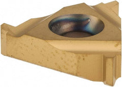 Hertel - 16ER External Right Hand 12 Acme Laydown Threading Insert - Grade HG630TR, TiC/TiN Coated Carbide - USA Tool & Supply