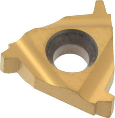 Hertel - 16IR Internal Right Hand 10 Acme Laydown Threading Insert - Grade HG630TR, TiC/TiN Coated Carbide - USA Tool & Supply