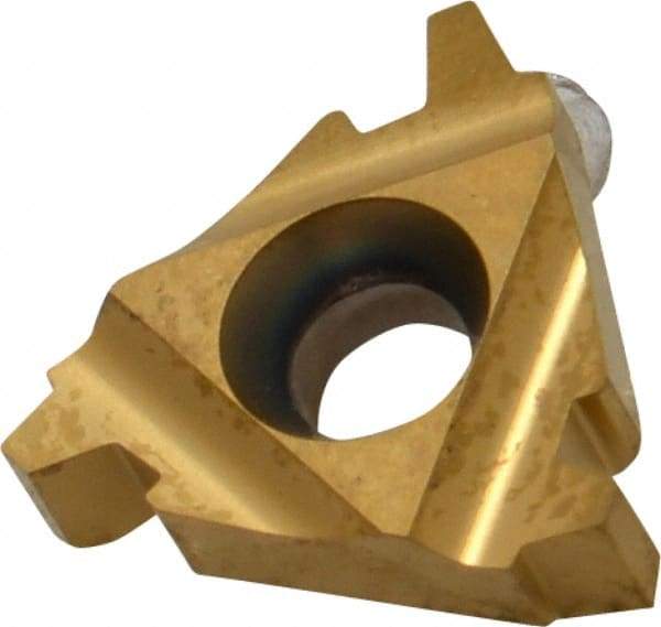 Hertel - 22IR Internal Right Hand 6 Acme Laydown Threading Insert - Grade HG330TR, TiC/TiN Coated Carbide - USA Tool & Supply