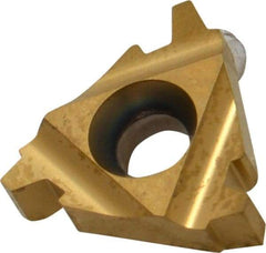 Hertel - 22IR Internal Right Hand 6 Acme Laydown Threading Insert - Grade HG330TR, TiC/TiN Coated Carbide - USA Tool & Supply