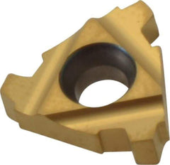 Hertel - 16ER Internal Right Hand 6 Stub Acme Laydown Threading Insert - Grade HG630TR, TiC/TiN Coated Carbide - USA Tool & Supply