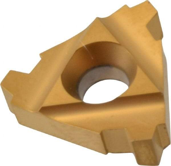 Hertel - 22ER External Right Hand 5 Stub Acme Laydown Threading Insert - Grade HG630TR, TiC/TiN Coated Carbide - USA Tool & Supply