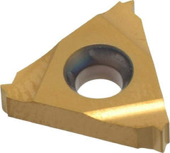 Hertel - 16ER External Right Hand 20 UN Laydown Threading Insert - Grade HG630TR, TiC/TiN Coated Carbide - USA Tool & Supply