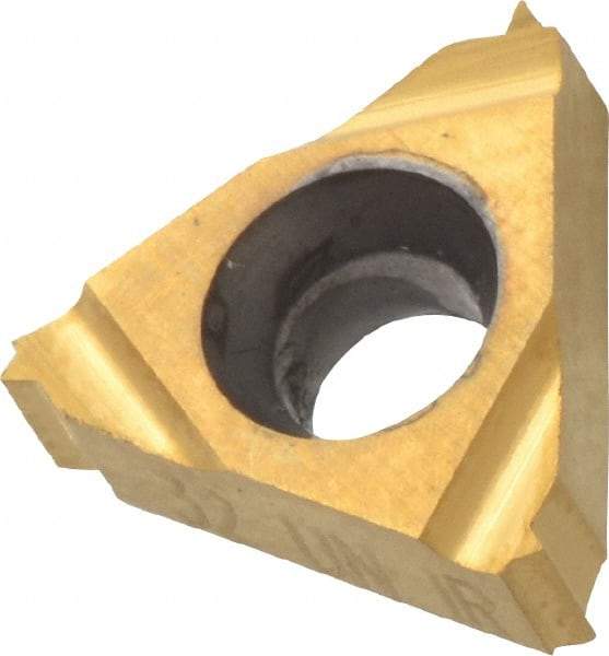 Hertel - 11IR Internal Right Hand 32 UN Laydown Threading Insert - Grade HG630TR, TiC/TiN Coated Carbide - USA Tool & Supply