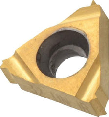 Hertel - 11IR Internal Right Hand 32 UN Laydown Threading Insert - Grade HG630TR, TiC/TiN Coated Carbide - USA Tool & Supply