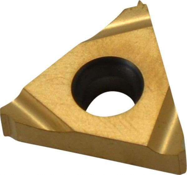 Hertel - 16IR Internal Right Hand 32 UN Laydown Threading Insert - Grade HG330TR, TiC/TiN Coated Carbide - USA Tool & Supply