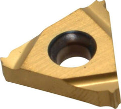 Hertel - 16ER External Right Hand 24 UN Laydown Threading Insert - Grade HG330TR, TiC/TiN Coated Carbide - USA Tool & Supply