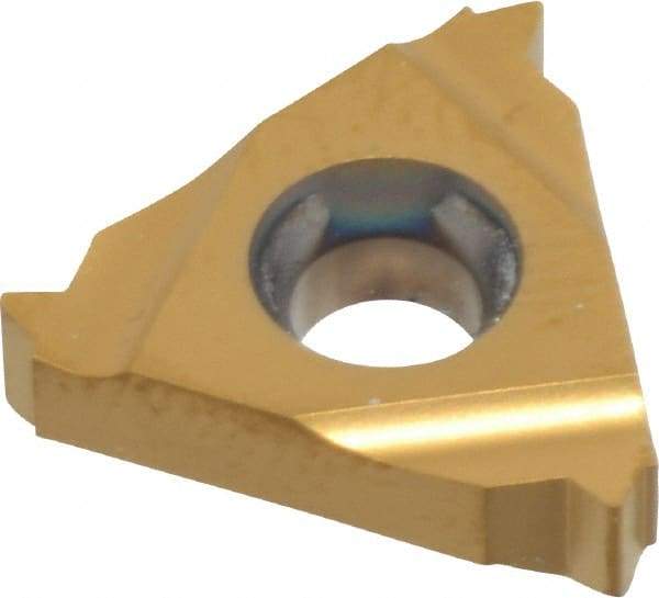 Hertel - 16ER External Right Hand 14 UN Laydown Threading Insert - Grade HG330TR, TiC/TiN Coated Carbide - USA Tool & Supply