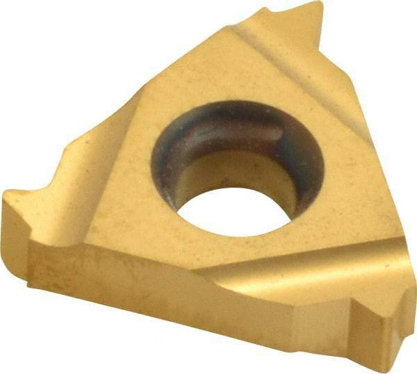 Hertel - 16ER External Right Hand 12 UN Laydown Threading Insert - Grade HG330TR, TiC/TiN Coated Carbide - USA Tool & Supply