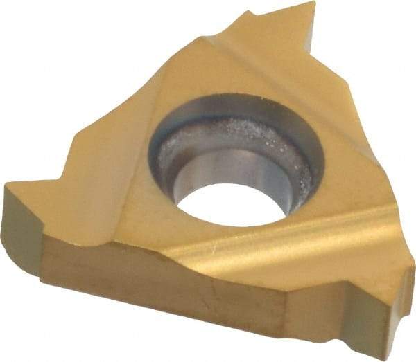Hertel - 16ER External Right Hand 11.5 NPT Laydown Threading Insert - Grade HG330TR, TiC/TiN Coated Carbide - USA Tool & Supply