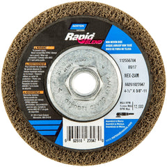 Norton - Deburring Wheels Wheel Type: 27 Wheel Diameter (Inch): 4.5 - USA Tool & Supply