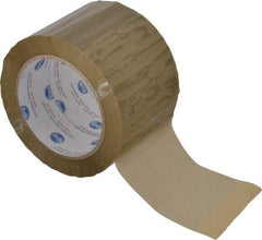 Intertape - 3" x 110 Yd Natural (Color) Rubber Adhesive Sealing Tape - Polypropylene Film Backing, 1.85 mil Thick, 27 Lb Tensile Strength, Series 7100 - USA Tool & Supply