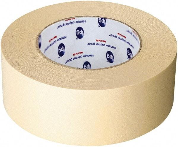 Intertape - 2" Wide x 60 Yd Long Tan Paper Masking Tape - Series 519, 6 mil Thick, 23 In/Lb Tensile Strength - USA Tool & Supply