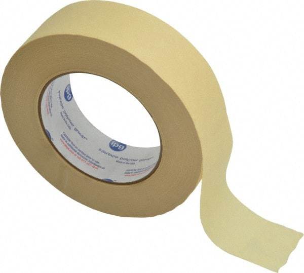 Intertape - 1-1/2" Wide x 60 Yd Long Tan Paper Masking Tape - Series 519, 6 mil Thick, 23 In/Lb Tensile Strength - USA Tool & Supply