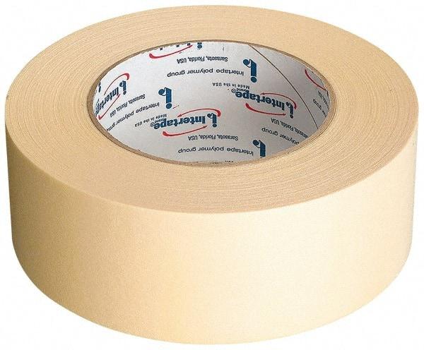 Intertape - 3" Wide x 60 Yd Long Tan Paper Masking Tape - Series 513, 5 mil Thick, 19 In/Lb Tensile Strength - USA Tool & Supply