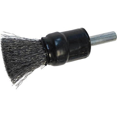 Osborn - 1/2" Diam Steel Bridled Crimped End Brush - USA Tool & Supply