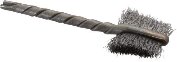 Osborn - 5/8" Diam Flat Steel Tube Brush - 0.005" Filament Diam, 5/8" Brush Length, 2-1/4" OAL, 1/8" Diam Shank - USA Tool & Supply