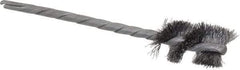 Osborn - 1" Long x 9/16" Diam Steel Internal Spiral Brush - Single Spiral, 3-1/2" OAL, 0.005" Wire Diam, 1/8" Shank Diam - USA Tool & Supply