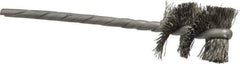 Osborn - 3/4" Diam Helical Stainless Steel Tube Brush - 0.008" Filament Diam, 1" Brush Length, 3-1/2" OAL, 1/8" Diam Shank - USA Tool & Supply