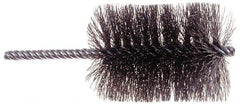 Osborn - 2" Long x 1/2" Diam Steel Tube Spiral Brush - 5" OAL, 0.006" Wire Diam, 0.187" Shank Diam - USA Tool & Supply