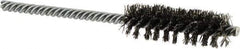 Osborn - 5/8" Diam Helical Steel Tube Brush - Double Spiral, 0.0104" Filament Diam, 2" Brush Length, 5" OAL, 0.208" Diam Shank - USA Tool & Supply