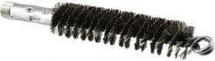 Osborn - 1" Diam Helical Steel Tube Brush - Double Spiral, 0.01" Filament Diam, 4-1/2" Brush Length - USA Tool & Supply