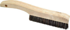 Osborn - 4 Rows x 18 Columns Tampico Plater's Brush - 5-1/4" Brush Length, 10" OAL, 1" Trim Length, Wood Shoe Handle - USA Tool & Supply