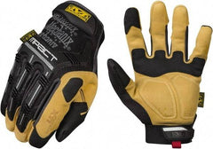 Mechanix Wear - Size 2XL (12) Synthetic Leather/TPR/PORON XRD General Protection Work Gloves - For General Purpose, Uncoated, Hook & Loop Cuff, Full Fingered, Black, Paired - USA Tool & Supply