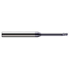 Harvey Tool - 0.06" Diam, 0.09" LOC, 3 Flute Solid Carbide Ball End Mill