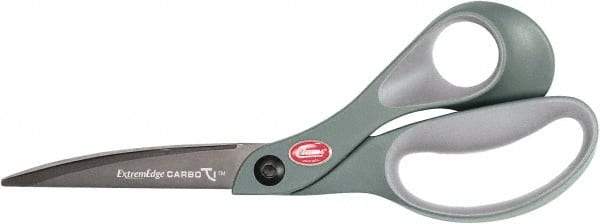 Clauss - 5" LOC, 8" OAL Carbonitride Titanium Steel Shears - Glass Filled Nylon Handle, For Paper, Fabric - USA Tool & Supply