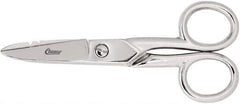 Clauss - 2" LOC, 5-1/4" OAL Scissors - Steel Handle, For Paper, Fabric - USA Tool & Supply