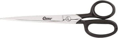 Clauss - 4" LOC, 11-11/16" OAL Straight Shears - Straight Handle, For Paper, Fabric - USA Tool & Supply