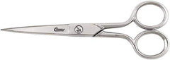 Clauss - 2" LOC, 6" OAL Cutlery Steel Scissors - Steel Handle, For Paper, Fabric - USA Tool & Supply