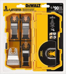 DeWALT - Oscilating Rotary Tool Accessory Kit - UNIVERSAL FITMENT, For Use on All Major Brands (no Adapter Required) - USA Tool & Supply