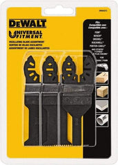 DeWALT - Oscilating Rotary Tool Accessory Kit - UNIVERSAL FITMENT, For Use on All Major Brands (no Adapter Required) - USA Tool & Supply