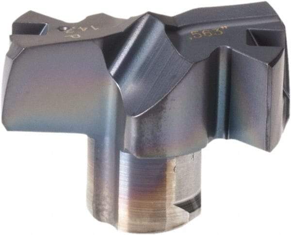 Iscar - Series FCP, 14.3mm Diam Grade IC908 Replaceable Drill Tip - Carbide, TiAlN/TiN Finish, 14 Seat Size - USA Tool & Supply