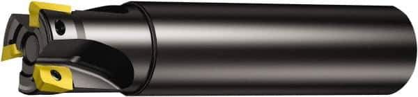 Sandvik Coromant - 2 Inserts, 12mm Cut Diam, 10mm Arbor Diam, 5.8mm Max Depth of Cut, Indexable Square-Shoulder Face Mill - 120mm High, 390R-07.. Insert Compatibility, Through Coolant, Series CoroMill 390 - USA Tool & Supply