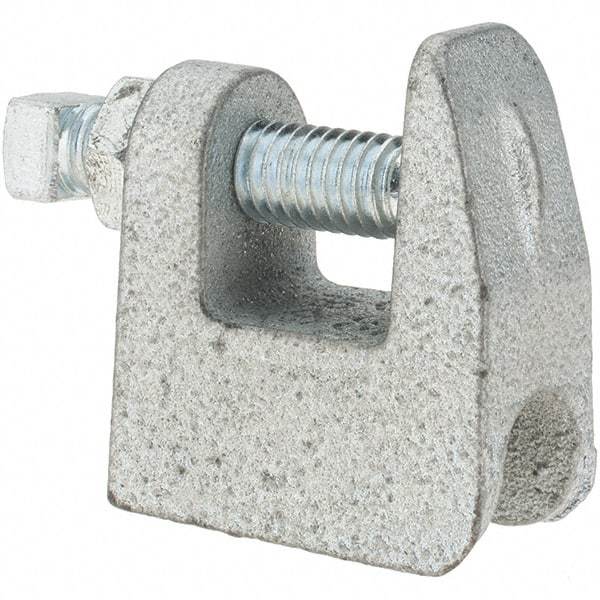 Value Collection - 3/8" Rod Pipe Support Junior C-Clamp - 250 Lb. Capacity - USA Tool & Supply