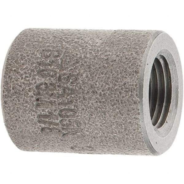 Value Collection - Size 1/8", Class 3,000, Forged Carbon Steel Black Pipe Cap - NPT End Connection - USA Tool & Supply