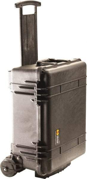 Pelican Products, Inc. - 18-3/4" Wide x 24" High, Clamshell Hard Case - Black, Polypropylene - USA Tool & Supply