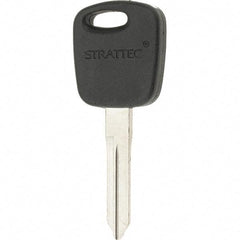 Value Collection - Strattec Transponder Key Blank - Nickel/Plastic - USA Tool & Supply