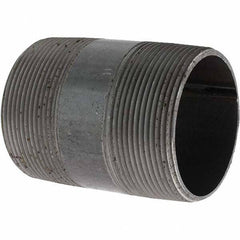 Value Collection - Schedule 40, 3" Diam x 4-1/2" Long Pipe Nipple - Threaded - USA Tool & Supply