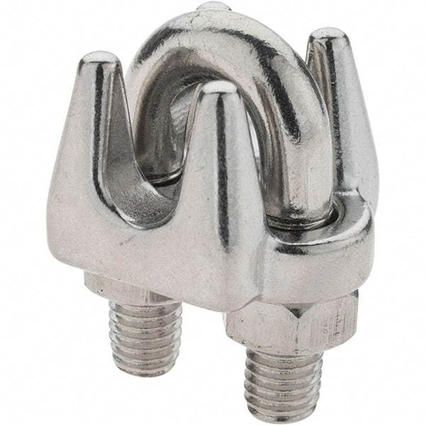 Value Collection - 5/16" Wire Rope Clips - Stainless Steel - USA Tool & Supply