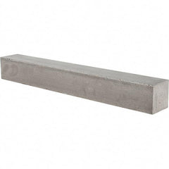 Value Collection - 12" Long x 1-1/2" High x 1-1/2" Wide, Plain Steel Oversized Key Stock - Cold Drawn Steel - USA Tool & Supply