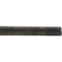 Value Collection - M20x2.5 1m Long, Steel Metric Threaded Rod - Zinc-Plated Finish - USA Tool & Supply