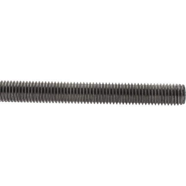Value Collection - M14x2 1m Long, Steel Metric Threaded Rod - Zinc-Plated Finish - USA Tool & Supply